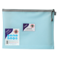 Pochette EVA Mesh 36 x 27,5 cm Bleu pastel - Snopake - Rougier et Plé