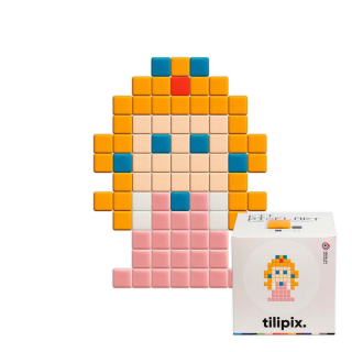 Kit DIY Pixel Art Princesse blonde mini - Tilipix - Rougier et Plé