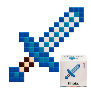 Kit DIY Pixel Art Epée pixel mini - Tilipix - Rougier et Plé