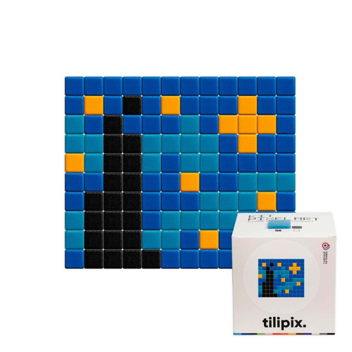 Kit DIY Pixel Art La nuit etoilée mini - Tilipix - Rougier et Plé