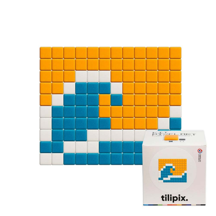 Kit DIY Pixel Art La vague mini - Tilipix - Rougier et Plé