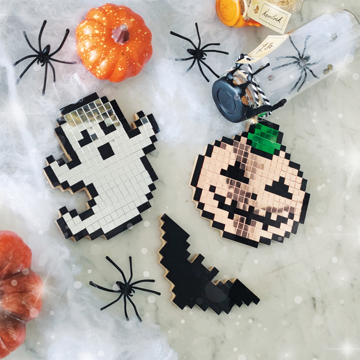 Set Pixel art formes Halloween - Aladine - Rougier et Plé