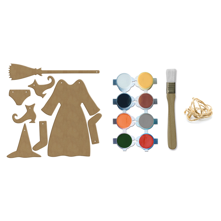 Kit Garde-robe miss sorcière DIY guirlande Halloween - Aladine - Rougier et Plé
