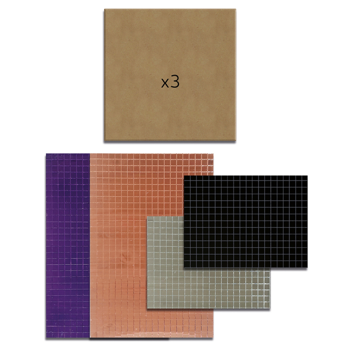 Set Pixel art Carrés Halloween - Aladine - Rougier et Plé