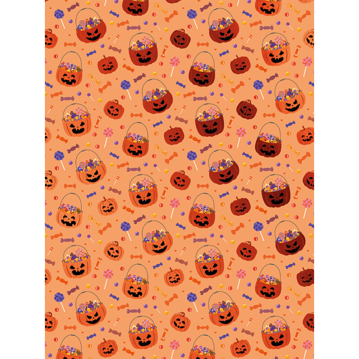 Papier Mix & Patch Halloween 30 x 40 cm 4 pcs - Décopatch - Rougier et Plé