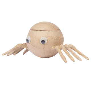 Boîte araignée en papier mâché 18,5 x 8 x 8 cm - Décopatch - Rougier et Plé