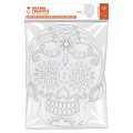 Masques plats tête mexicaine 6 pcs - Graine créative - Rougier et Plé