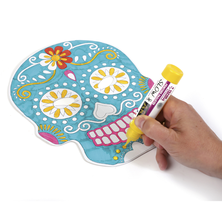 Masques plats tête mexicaine 6 pcs - Graine créative - Rougier et Plé