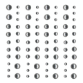 Perles adhésives ø2.5-5 mm 80 pcs Argent - Artemio - Rougier et Plé