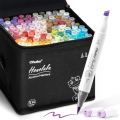 Feutre à alcool Honolulu double pointe pinceau et biseau 105 pcs - Ohuhu - Rougier et Plé