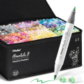 Feutre à alcool Honolulu B double pointe Brush et fine 320 pcs - Ohuhu - Rougier et Plé