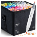 Feutre à alcool Honolulu B double pointe Brush et fine 105 pcs - Ohuhu - Rougier et Plé