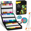 Feutre peinture Akara double pointe Dot et fine 72 pcs - Ohuhu - Rougier et Plé
