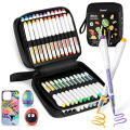 Feutre peinture Nahuku pointe pinceau 48 pcs - Ohuhu - Rougier et Plé