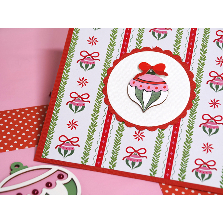 Set de 10 feuilles Santa baby 30,5 x 30,5 cm - Artemio - Rougier et Plé