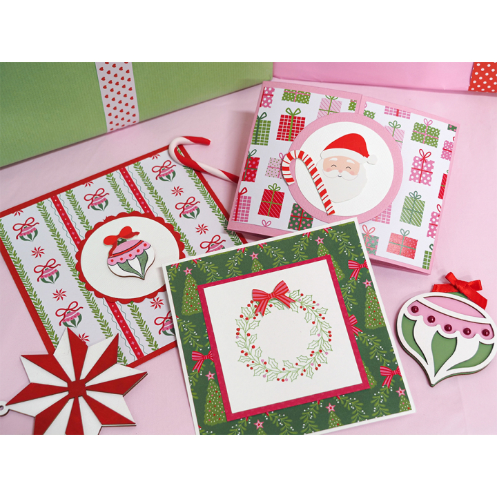 Set de 10 feuilles Santa baby 30,5 x 30,5 cm - Artemio - Rougier et Plé
