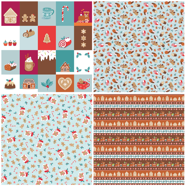 Set de 10 feuilles Noël à croquer 30,5 x 30,5 cm - Artemio - Rougier et Plé