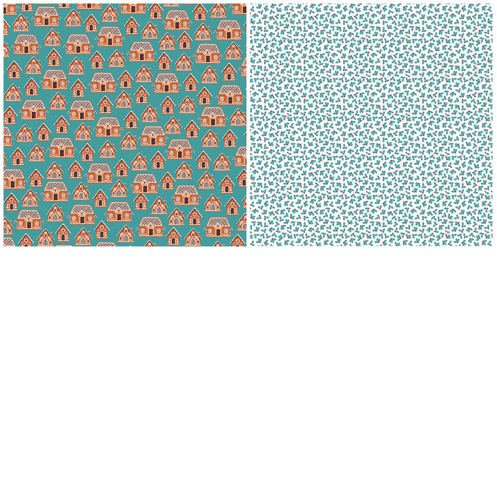 Set de 10 feuilles Noël à croquer 30,5 x 30,5 cm - Artemio - Rougier et Plé