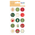 Sticker Calendrier de l'avent rond 24 pcs - Artemio - Rougier et Plé