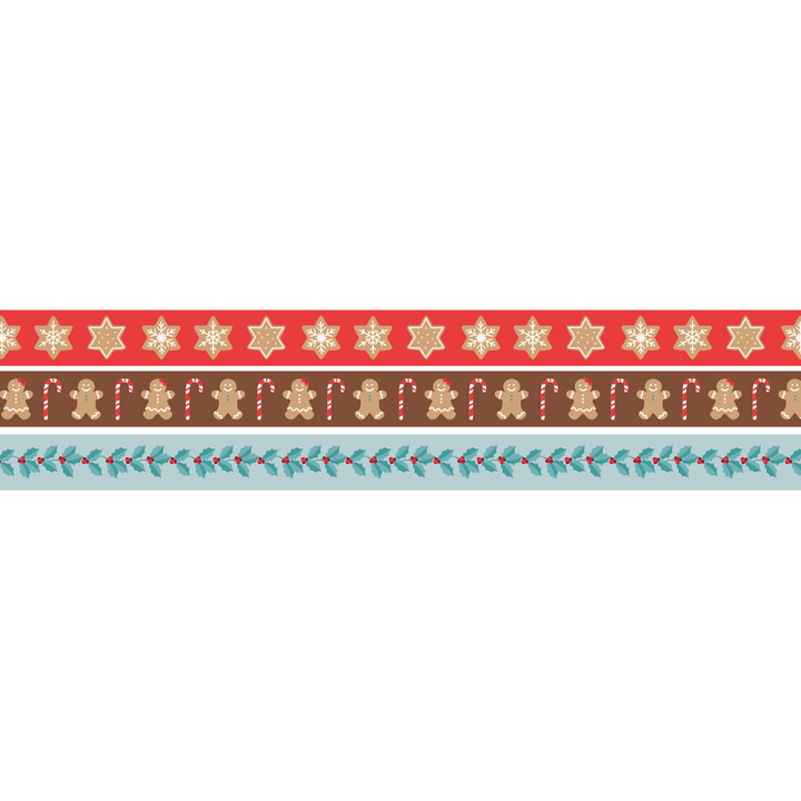 Masking tape Noël à croquer 3 pcs - Artemio - Rougier et Plé