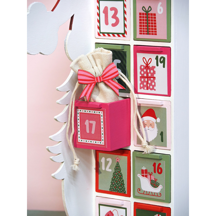 Sticker Calendrier de l'avent Santa baby 24 pcs - Artemio - Rougier et Plé