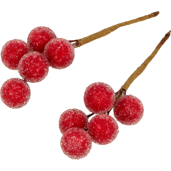 Mini branche baies givrées 2 pcs - Artemio - Rougier et Plé