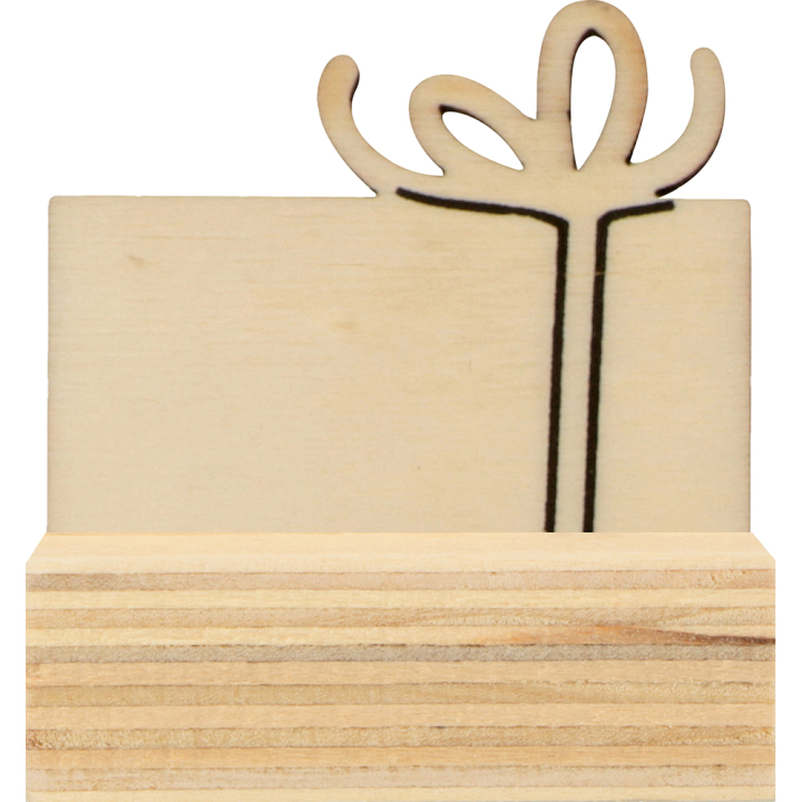 Marque-place cadeau en bois 6 pcs - Artemio - Rougier et Plé