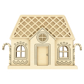 Maison relief en bois Noël - Artemio - Rougier et Plé