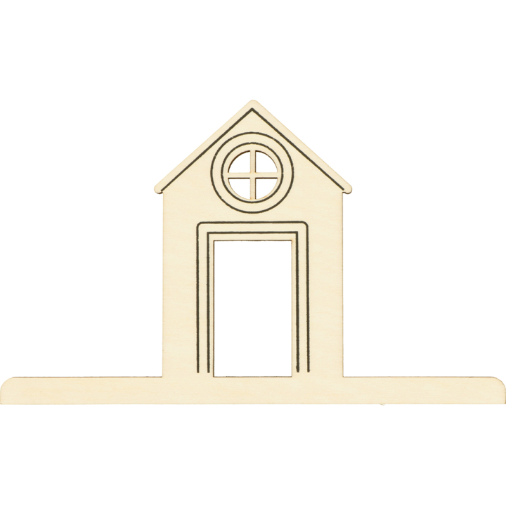 Maison relief en bois Noël - Artemio - Rougier et Plé