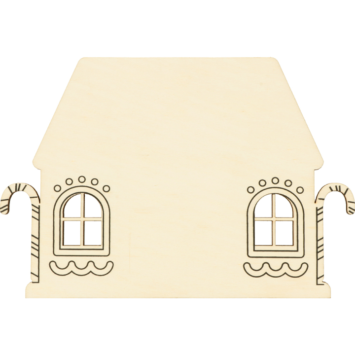 Maison relief en bois Noël - Artemio - Rougier et Plé