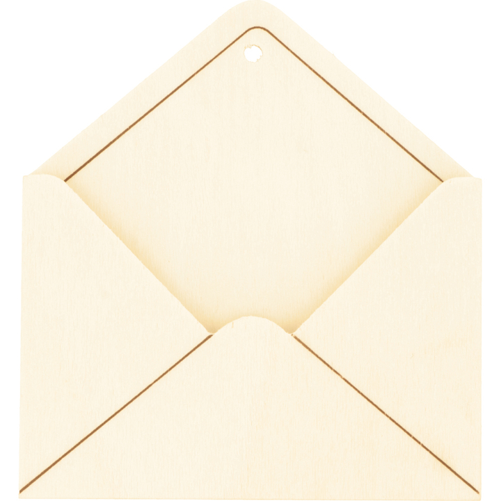 Mini enveloppe en bois à suspendre 3 pcs - Artemio - Rougier et Plé