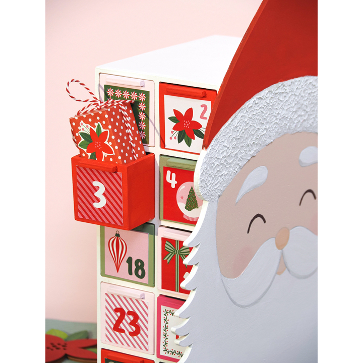 Calendrier de l'avent en bois Père Noël - Artemio - Rougier et Plé