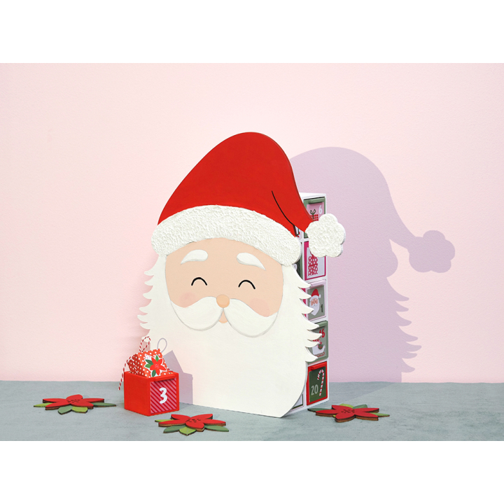 Calendrier de l'avent en bois Père Noël - Artemio - Rougier et Plé