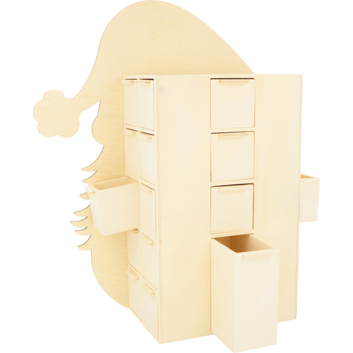 Calendrier de l'avent en bois Père Noël - Artemio - Rougier et Plé