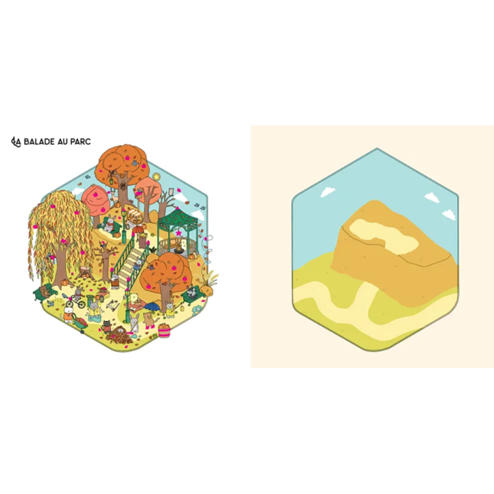 Cozy stickers Un automne tout en douceur - Dessain et Tolra - Rougier et Plé