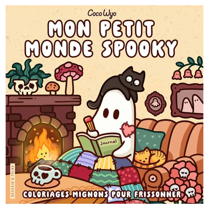Coloriage Cosy colo Mon petit monde spooky - Dessain et Tolra - Rougier et Plé