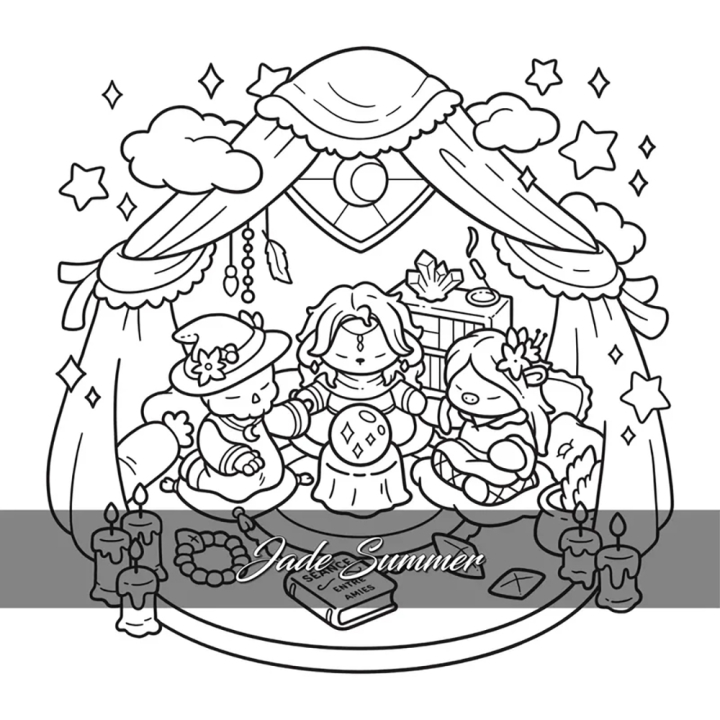 Coloriage Cosy colo Manoir Spooky - Dessain et Tolra - Rougier et Plé