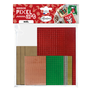 Set Pixel art Carrés Noël - Aladine - Rougier et Plé