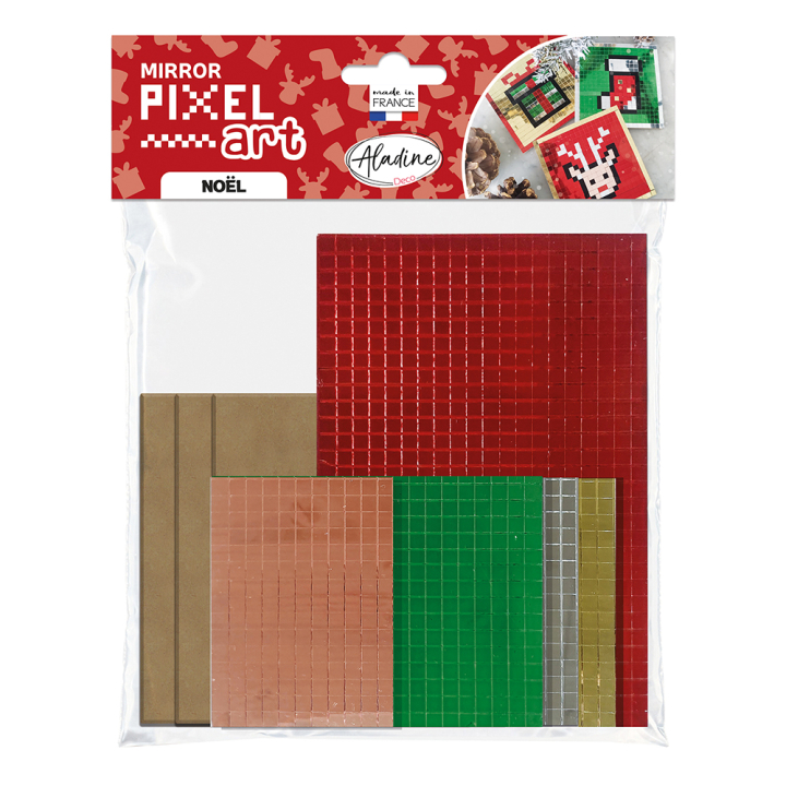 Set Pixel art Carrés Noël - Aladine - Rougier et Plé