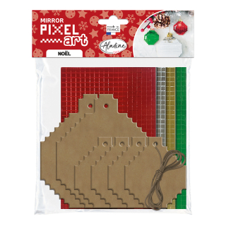 Pixel art Boules Noël Classiques - Aladine - Rougier et Plé
