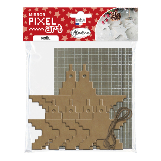 Pixel art Etoiles Argent - Aladine - Rougier et Plé