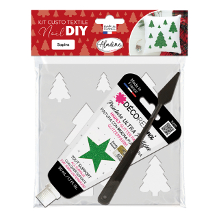 Kit Customisation Textile Sapins - Aladine - Rougier et Plé