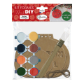 Kit Décoration Boules de Noël Messages - Aladine - Rougier et Plé