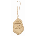 Suspension Tête Père Noël en papier mâché 8,5 x 5 x 0,8 cm - Décopatch - Rougier et Plé