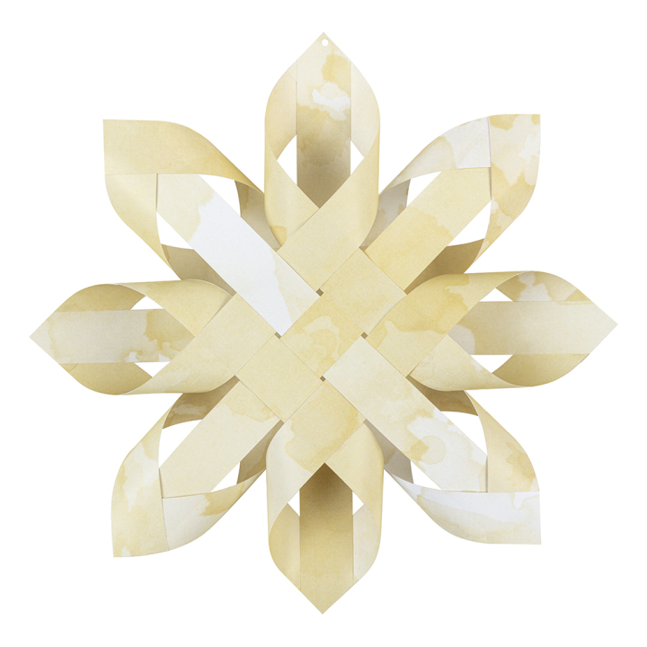 DIY Etoiles décoratives Souvenirs de Noël 6 pcs Ø 28 cm - Clairefontaine - Rougier et Plé