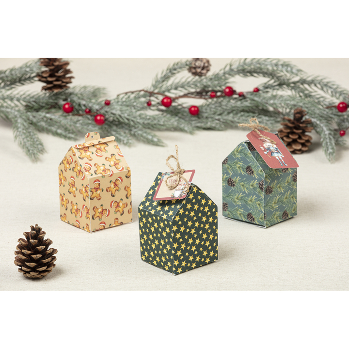 Bloc papier Imprimé Souvenirs de Noël 20F A4 160 g/m² - Clairefontaine - Rougier et Plé