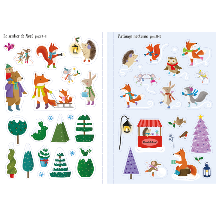 Livre autocollants Joyeux Noël ! - Usborne - Rougier et Plé