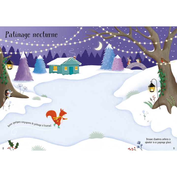 Livre autocollants Joyeux Noël ! - Usborne - Rougier et Plé