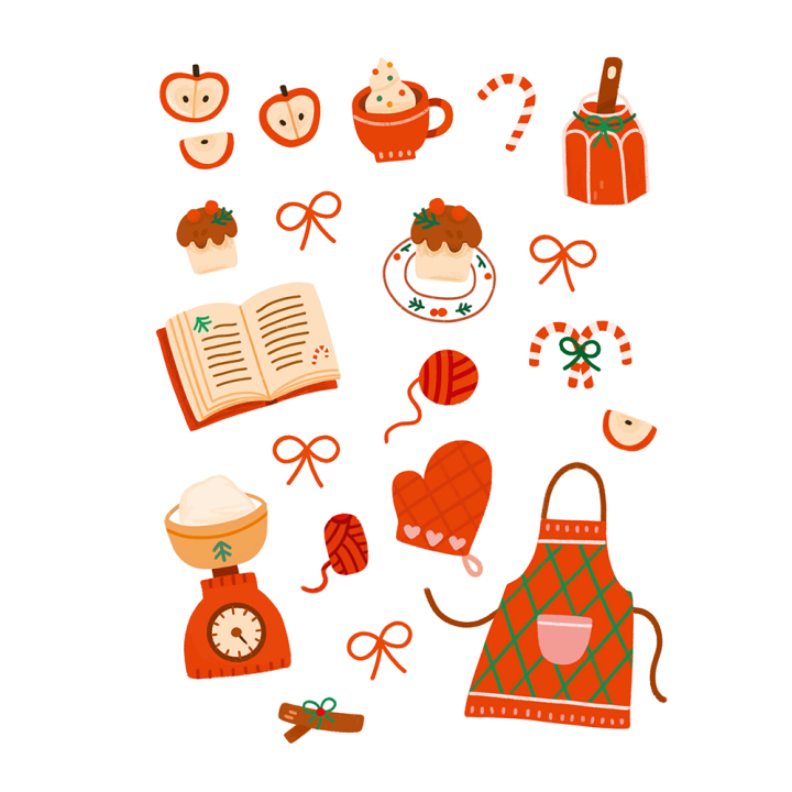 Livre 800 Stickers Noël Sweet & Cosy - Solar - Rougier et Plé