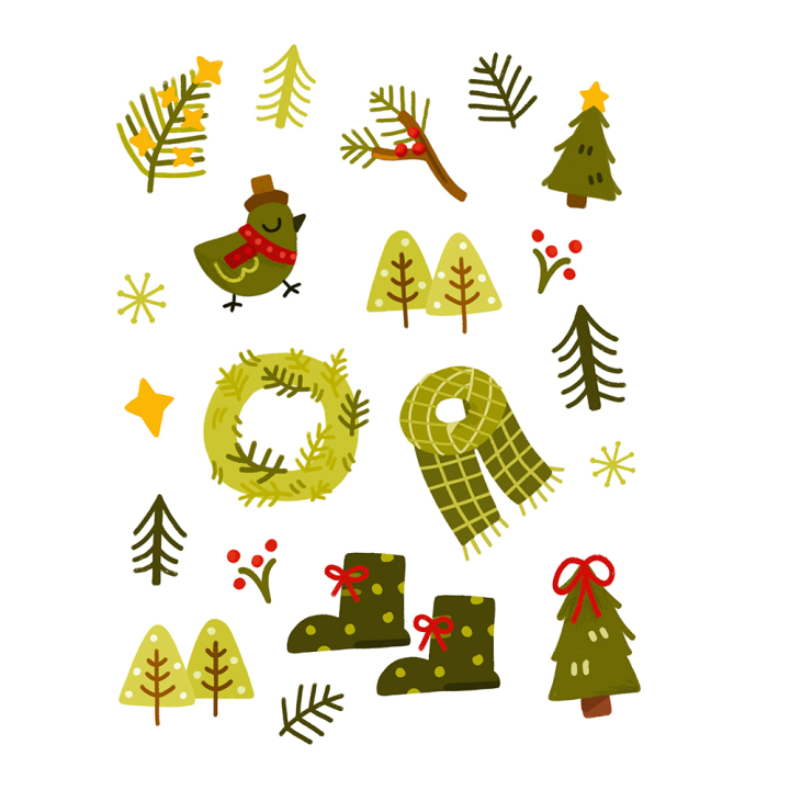 Livre 800 Stickers Noël Sweet & Cosy - Solar - Rougier et Plé